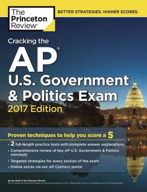 2017　Exam,　Cracking　Barnes　Princeton　the　AP　Noble®　Government　Edition　Politics　by　Review,　Paperback