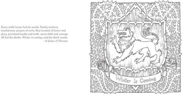 The Official A Game of Thrones Coloring Book: An Adult Coloring Book