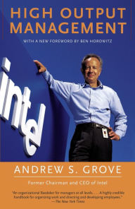 Title: High Output Management, Author: Andrew S. Grove