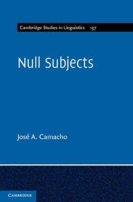 Title: Null Subjects, Author: José A. Camacho