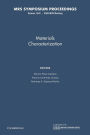 Materials Characterization: Volume 1242
