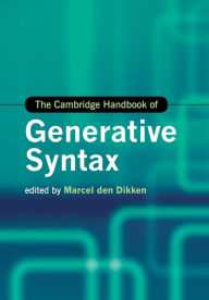 Title: The Cambridge Handbook of Generative Syntax, Author: Marcel den Dikken