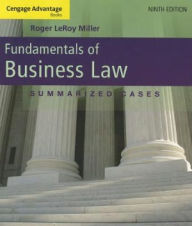 Fundamentals of Business Law: Summarized Cases / Edition 9