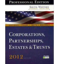 Title: South-Western Federal Taxation 2012: Corporations, Partnerships, Estates and Trusts, Professional Version (with H&R Block @ Home Tax Preparation Software CD-ROM), Author: William H. Hoffman