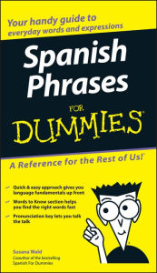 Title: Spanish Phrases For Dummies, Author: Susana Wald