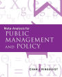 Meta-Analysis for Public Management and Policy / Edition 1
