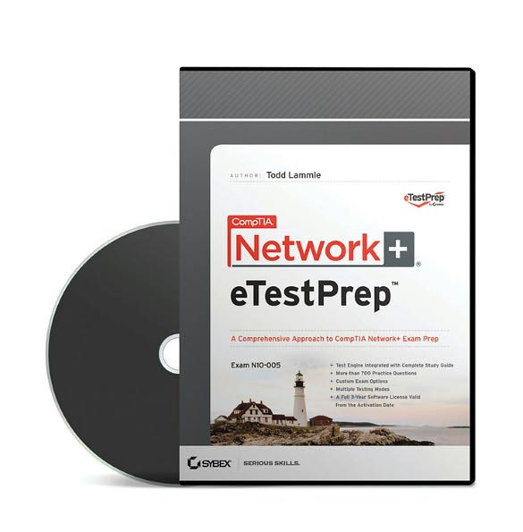 CompTIA Network+ eTestPrep (N10-005) by Todd Lammle, Multimedia Sns-Brigh10