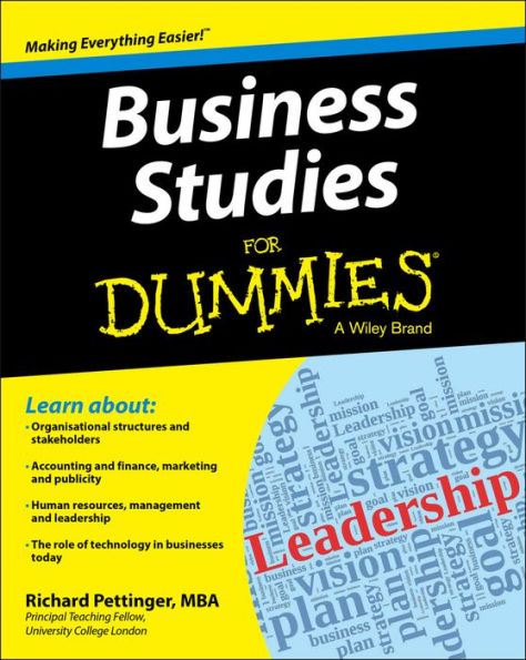 Business Studies For Dummies