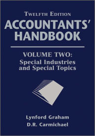 Title: Accountants' Handbook, Special Industries and Special Topics, Author: D. R. Carmichael