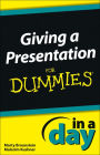 Alternative view 2 of Giving a Presentation In a Day For Dummies