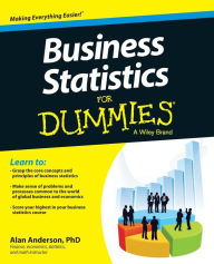Title: Business Statistics For Dummies, Author: Alan Anderson
