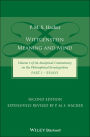 Wittgenstein: Meaning and Mind (Volume 3 of an Analytical Commentary on the Philosophical Investigations), Part 1: Essays / Edition 2