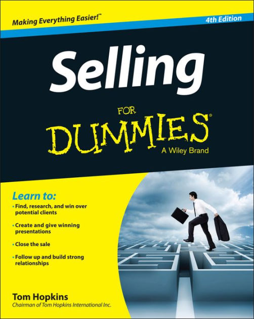 selling-for-dummies-by-tom-hopkins-paperback-barnes-noble