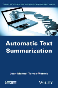 Title: Automatic Text Summarization, Author: Juan-Manuel Torres-Moreno
