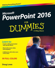 Title: PowerPoint 2016 For Dummies, Author: Doug Lowe