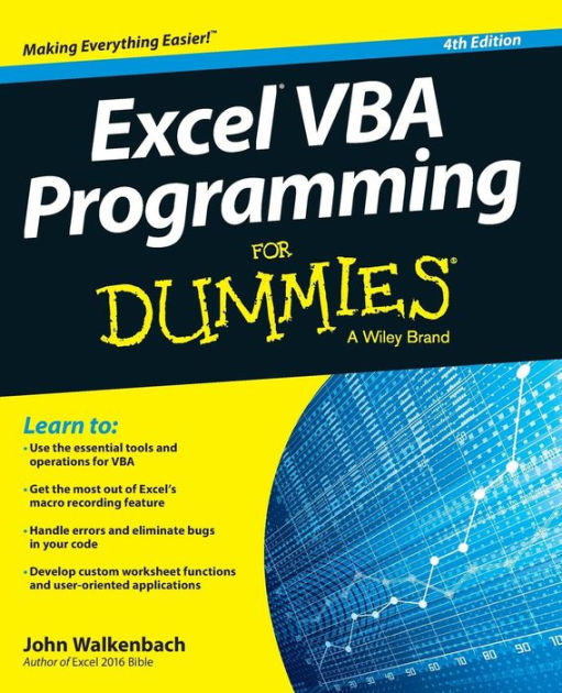 Excel VBA Programming For Dummies by John Walkenbach, Paperback