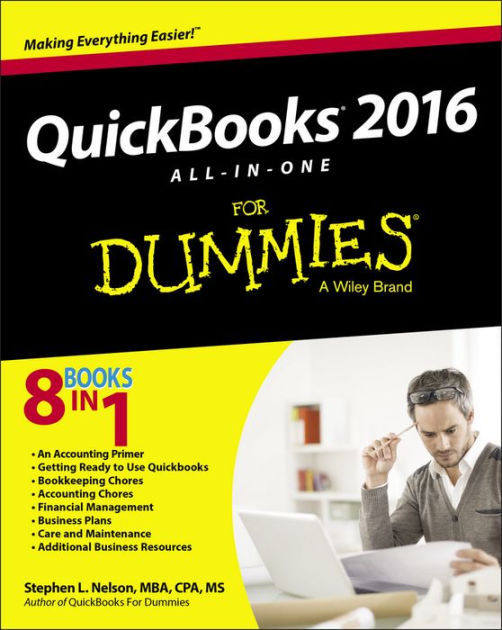 QuickBooks 2016 AllinOne For Dummies by Stephen L. Nelson, Paperback