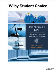 Title: Hospitality Law: Managing Legal Issues in the Hospitality Industry / Edition 5, Author: Stephen C. Barth