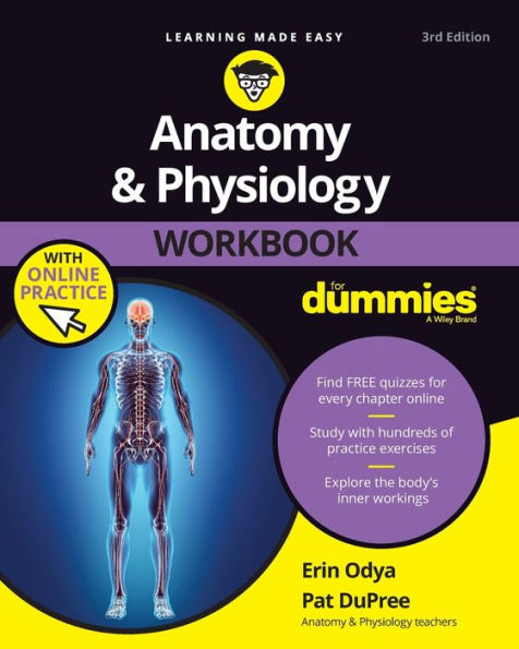 Anatomy & Physiology Workbook For Dummies with Online Practice