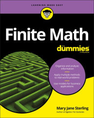 Title: Finite Math For Dummies, Author: Mary Jane Sterling