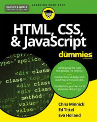 HTML, CSS, & JavaScript For Dummies (B&N Exclusive)