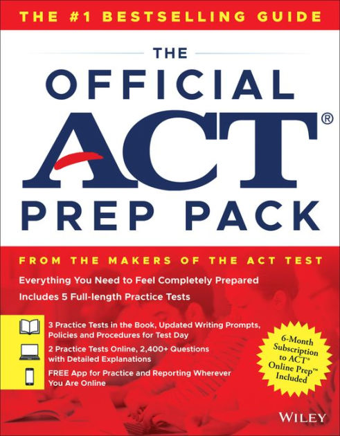 The Official ACT Prep Pack With 5 Full Practice Tests (3 In Official ...