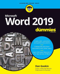Title: Word 2019 For Dummies, Author: Dan Gookin