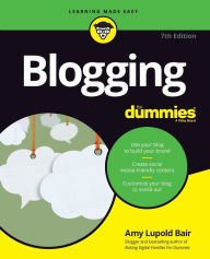 Title: Blogging For Dummies, Author: Amy Lupold Bair