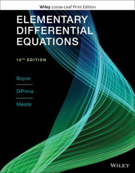 Title: Elementary Differential Equations, Author: William E. Boyce