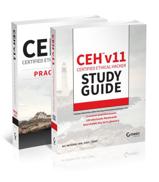 CEH v11 Certified Ethical Hacker Study Guide + Practice Tests Set by 