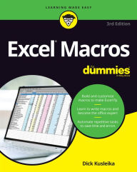 Title: Excel Macros For Dummies, Author: Dick Kusleika