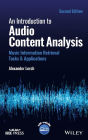 An Introduction to Audio Content Analysis: Music Information Retrieval Tasks and Applications