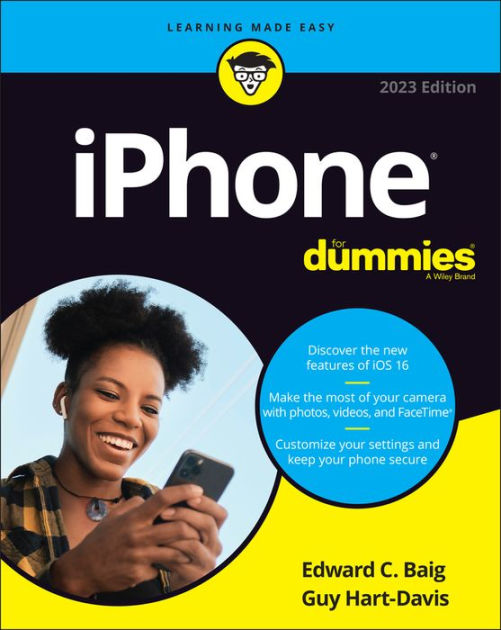 iPhone For Dummies by Edward C. Baig, Guy Hart-Davis, Paperback