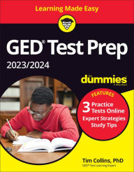 Title: GED Test Prep 2023 / 2024 For Dummies with Online Practice, Author: Tim Collins