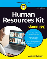 Title: Human Resources Kit For Dummies, Author: Andrea Butcher