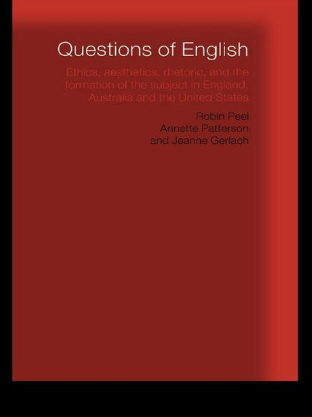Questions of English: Aesthetics, Democracy and the Formation of Subject