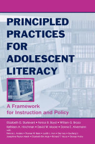 Title: Principled Practices for Adolescent Literacy: A Framework for Instruction and Policy, Author: Elizabeth G. Sturtevant