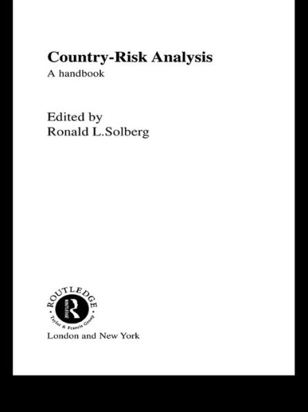 Country Risk Analysis: A Handbook