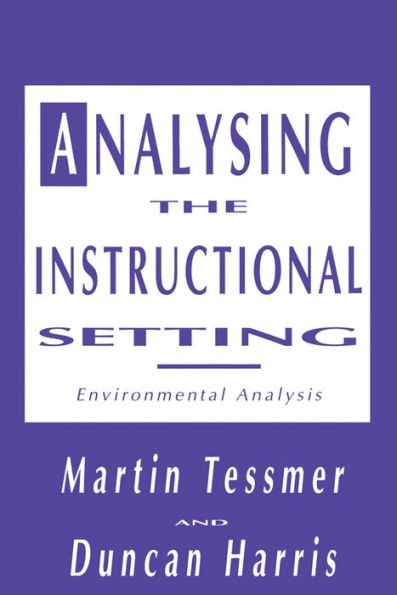 Analysing the Instructional Setting: A Guide for Course Designers