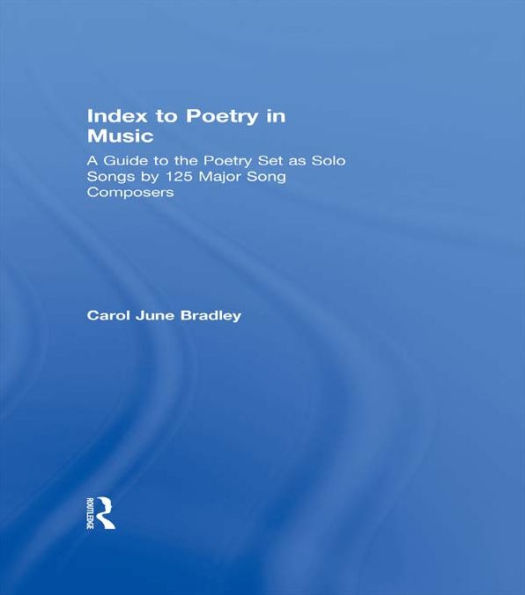 Index to Poetry in Music