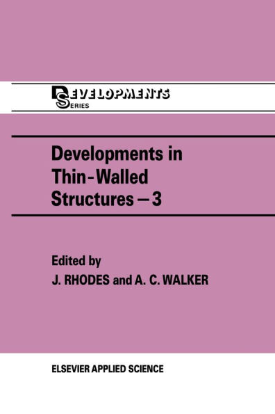 Developments in Thin-Walled Structures - 3