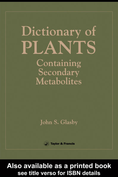 Directory Of Plants Containing Secondary Metabolites