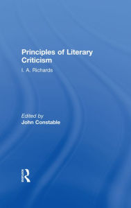 Title: Principles of Literary Criticism V3, Author: John Constable