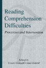 Reading Comprehension Difficulties: Processes and Intervention