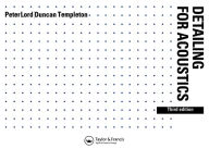 Title: Detailing for Acoustics, Author: Peter Lord