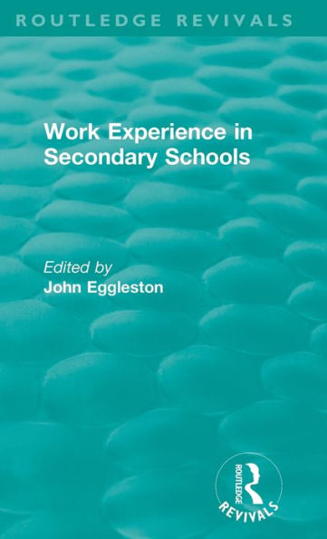 Work Experience in Secondary Schools