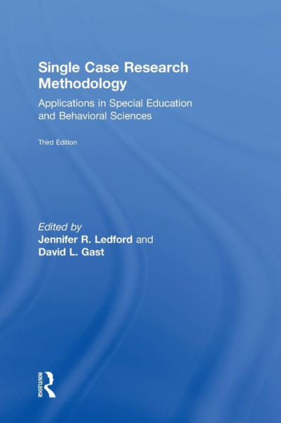 single-case-research-methodology-applications-in-special-education-and