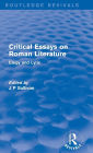 Critical Essays on Roman Literature: Elegy and Lyric / Edition 1