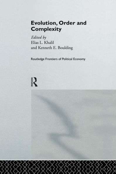 Evolution, Order and Complexity / Edition 1