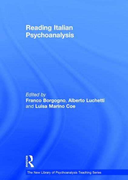 Reading Italian Psychoanalysis / Edition 1